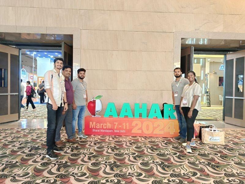 PrĀRAS team at AAHAR 2024 trade expo New Delhi
